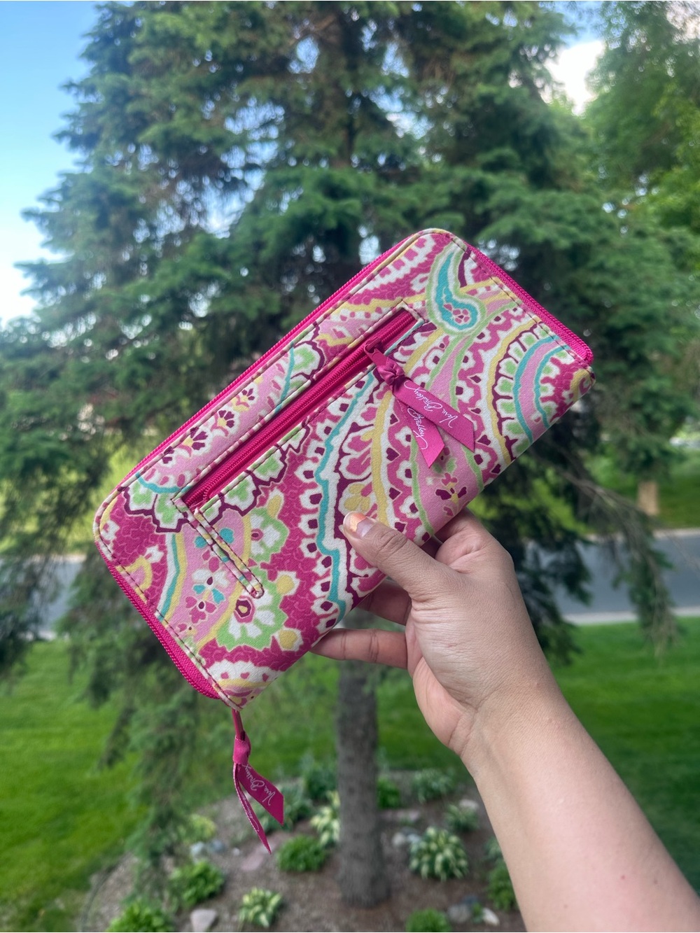 Vera Bradley Capri Melon Large Wallet